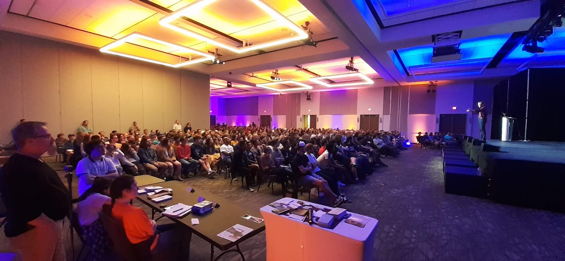 Our largest campus event in Feb 2020 was with Frank Turek.