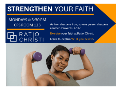 STRENGTHEN your faith