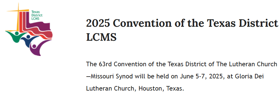 web banner for the lcms district convention